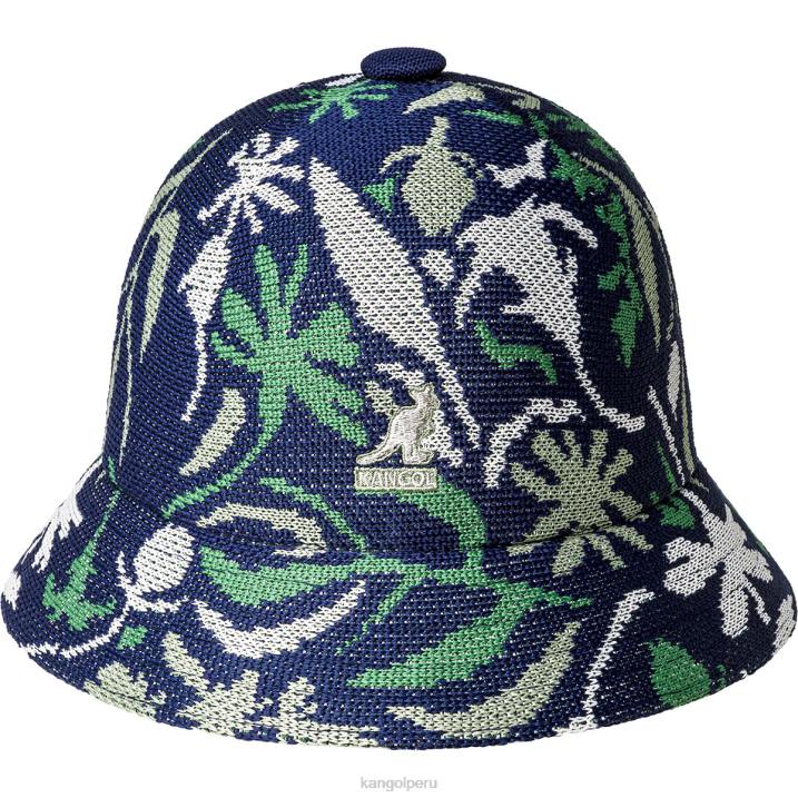 calle floral informal unisexo Kangol accesorios floral azul marino B4VR486