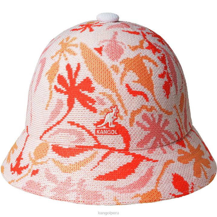 calle floral informal unisexo Kangol accesorios flores blancas B4VR488