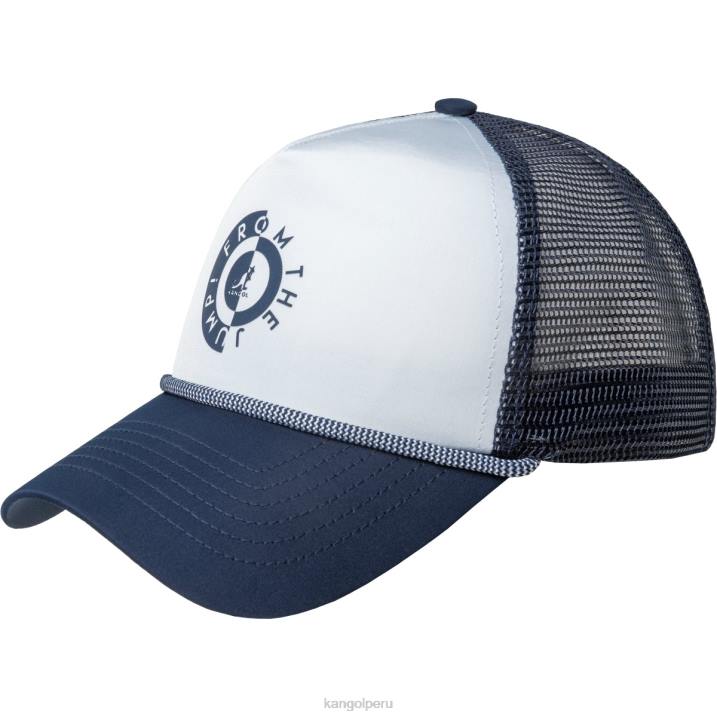camionero con logo raver unisexo Kangol accesorios azul marino/blanco B4VR281