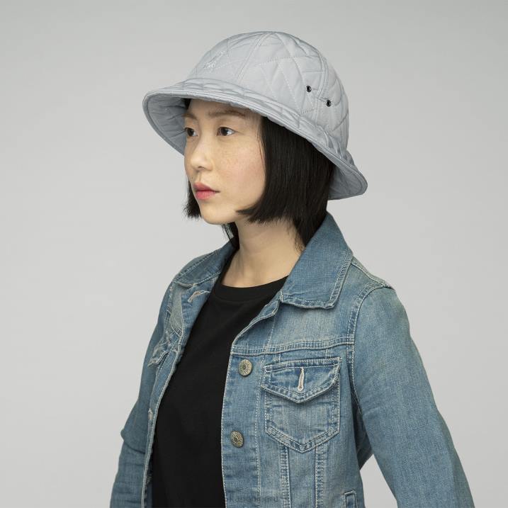 casual acolchado unisexo Kangol accesorios gris claro B4VR687