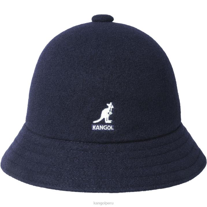 casual de lana unisexo Kangol accesorios azul oscuro B4VR716