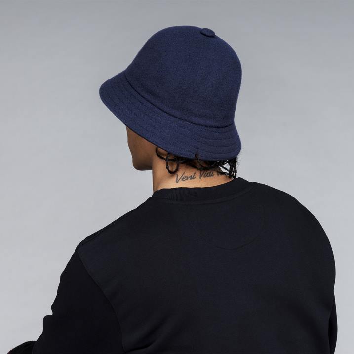 casual de lana unisexo Kangol accesorios azul oscuro B4VR716