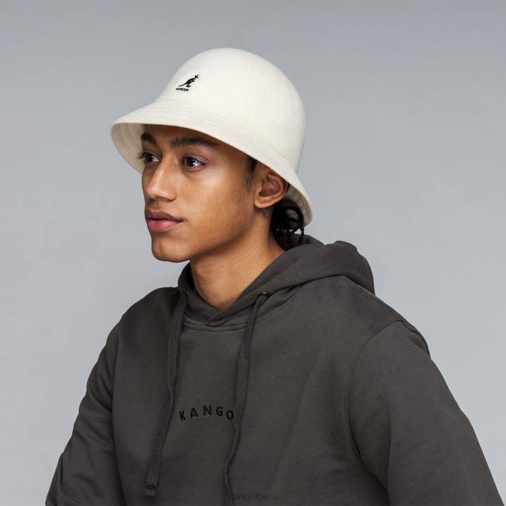 casual de lana unisexo Kangol accesorios blanco B4VR719