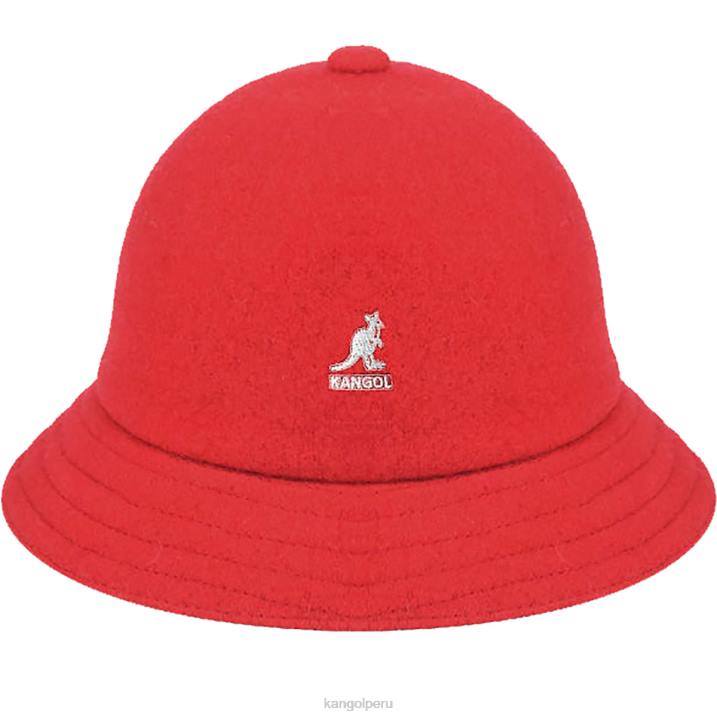 casual de lana unisexo Kangol accesorios rojo B4VR718