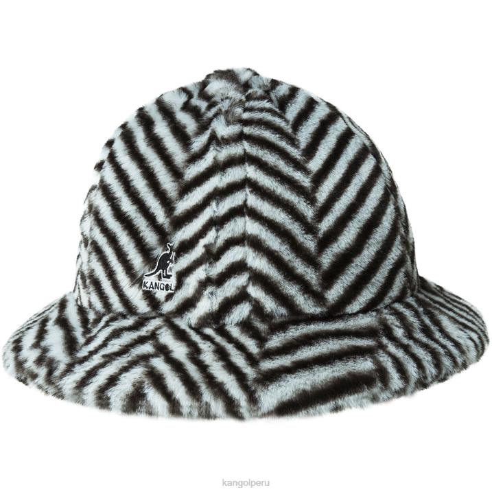 casual de piel sintética unisexo Kangol accesorios espiga gris B4VR699