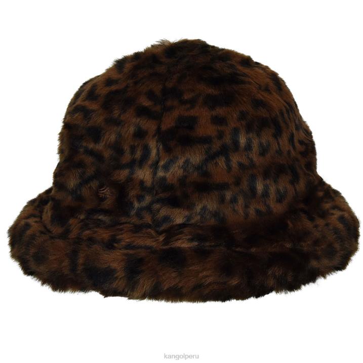 casual de piel sintética unisexo Kangol accesorios leopardo B4VR700