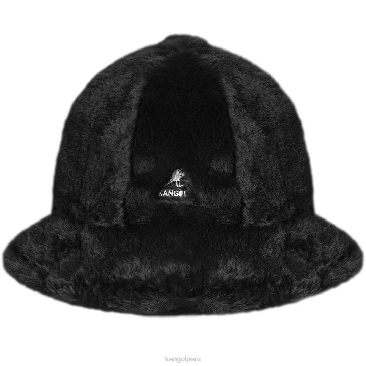 casual de piel sintética unisexo Kangol accesorios negro B4VR697