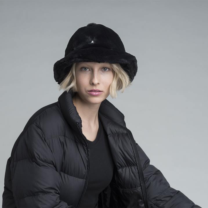 casual de piel sintética unisexo Kangol accesorios negro B4VR697