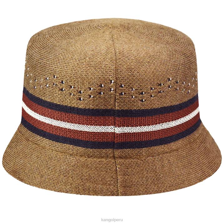 contenedor de rayas resbaladizas unisexo Kangol accesorios camello B4VR570