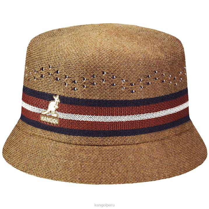 contenedor de rayas resbaladizas unisexo Kangol accesorios camello B4VR570