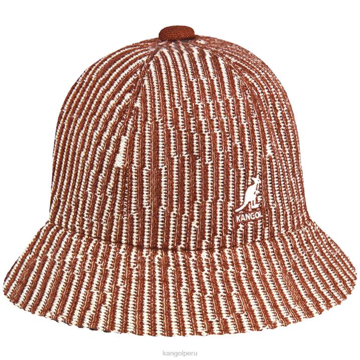 contorno de onda informal unisexo Kangol accesorios caoba/crema B4VR560