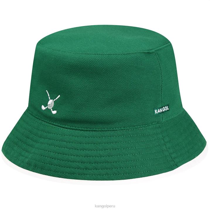 cubeta de golf reversible unisexo Kangol accesorios verde blanco B4VR468