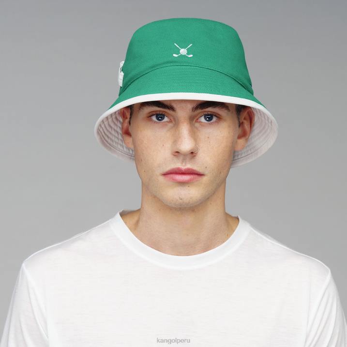 cubeta de golf reversible unisexo Kangol accesorios verde blanco B4VR468