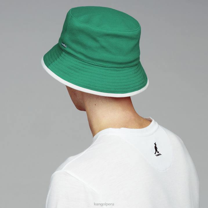 cubeta de golf reversible unisexo Kangol accesorios verde blanco B4VR468