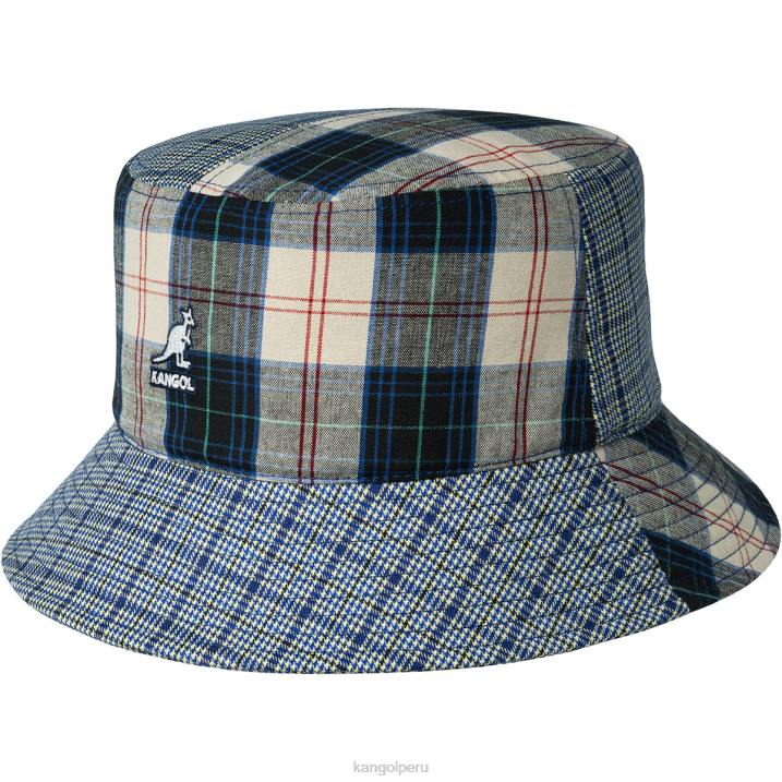 cubeta para puré a cuadros unisexo Kangol accesorios azul de mykonos B4VR682