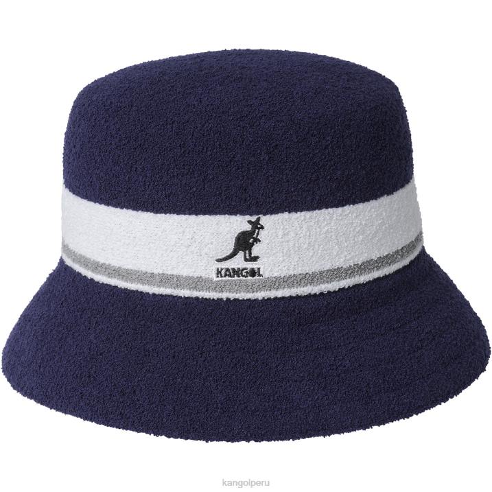 cubo con rayas bermuda unisexo Kangol accesorios Armada B4VR644