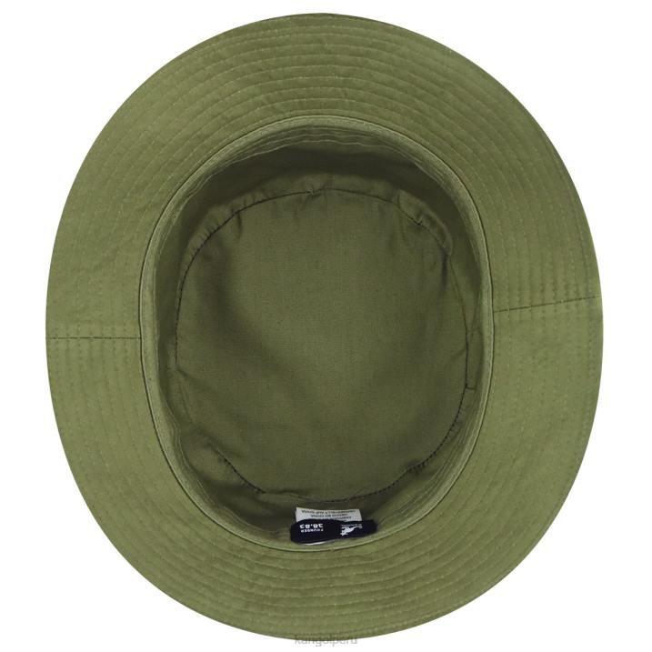 cubo de algodón unisexo Kangol accesorios aceituna B4VR540