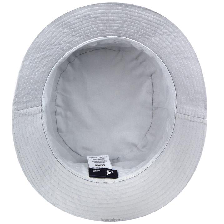 cubo de algodón unisexo Kangol accesorios gris claro B4VR538