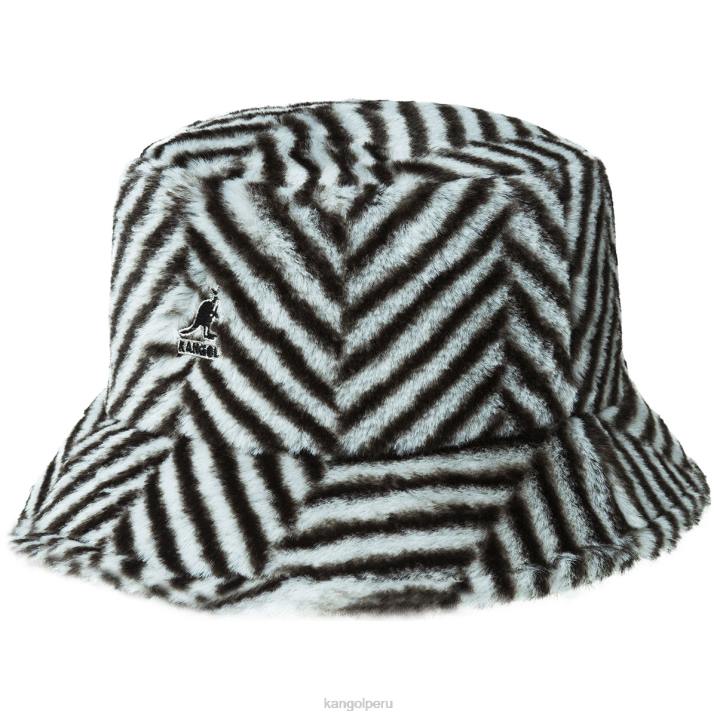 cubo de piel sintética unisexo Kangol accesorios espiga gris B4VR705