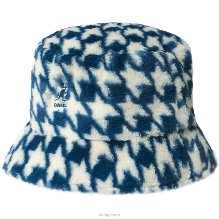 cubo de piel sintética unisexo Kangol accesorios pata de gallo azul B4VR709