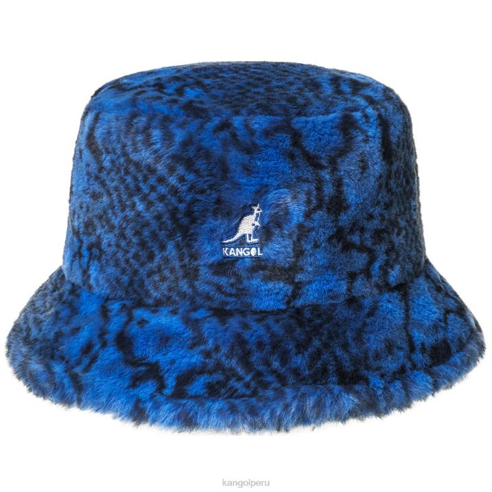 cubo de piel sintética unisexo Kangol accesorios serpiente azul B4VR711
