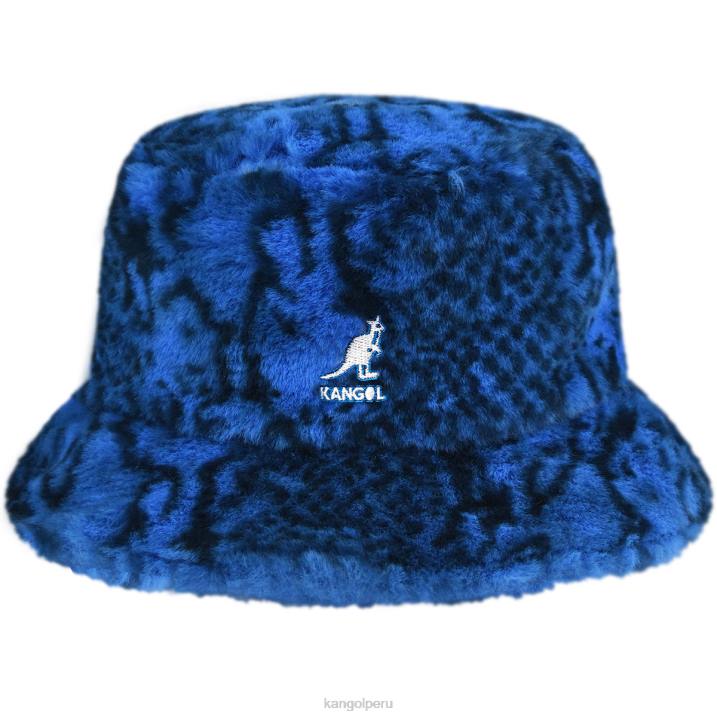 cubo de piel sintética unisexo Kangol accesorios serpiente azul B4VR711