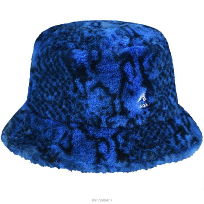 cubo de piel sintética unisexo Kangol accesorios serpiente azul B4VR711