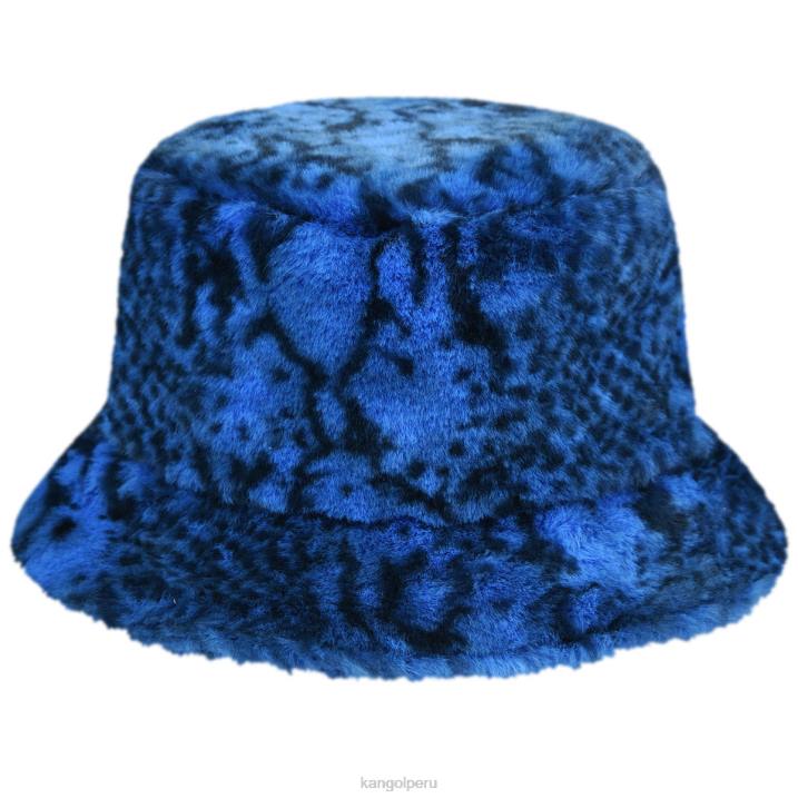 cubo de piel sintética unisexo Kangol accesorios serpiente azul B4VR711