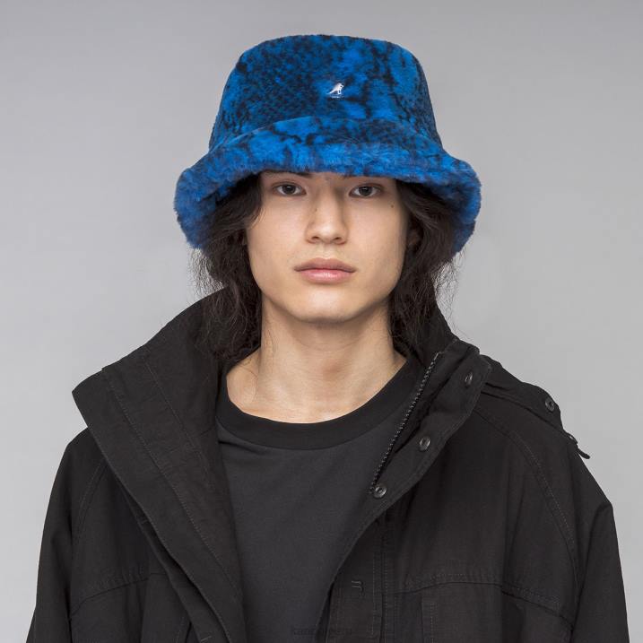 cubo de piel sintética unisexo Kangol accesorios serpiente azul B4VR711