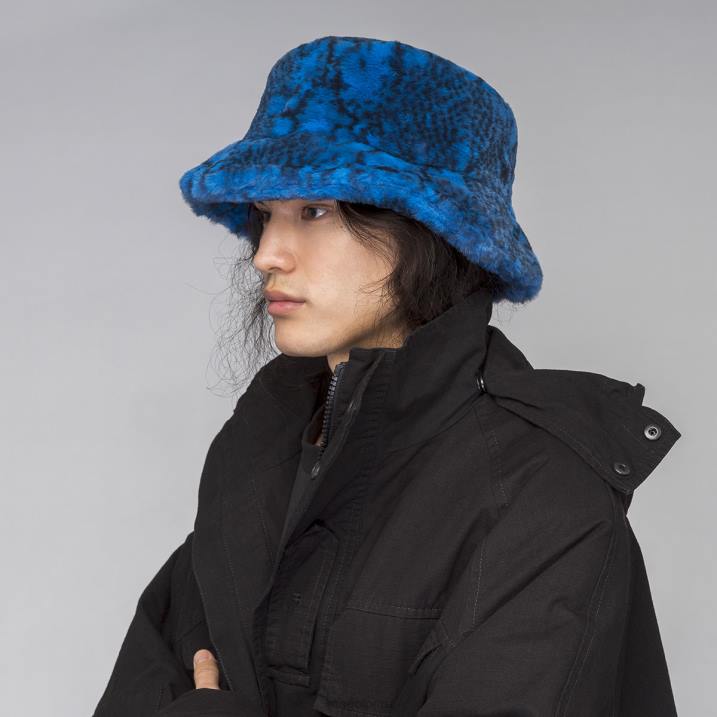 cubo de piel sintética unisexo Kangol accesorios serpiente azul B4VR711