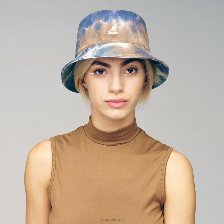 cubo de teñido anudado unisexo Kangol accesorios tono tierra B4VR525