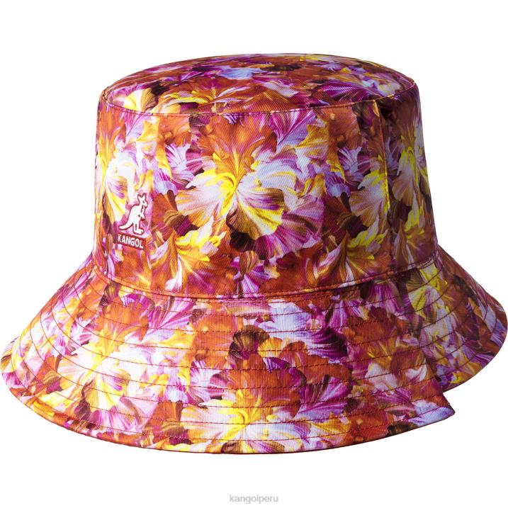 cubo floral reversible unisexo Kangol accesorios leche de papaya floral B4VR457