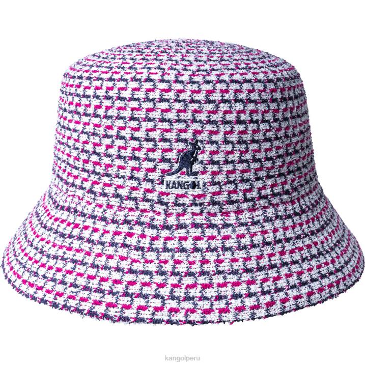 cubo jacquard laberinto unisexo Kangol accesorios blanco B4VR662