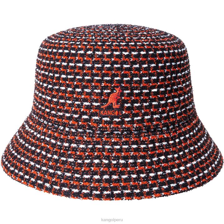 cubo jacquard laberinto unisexo Kangol accesorios negro B4VR661