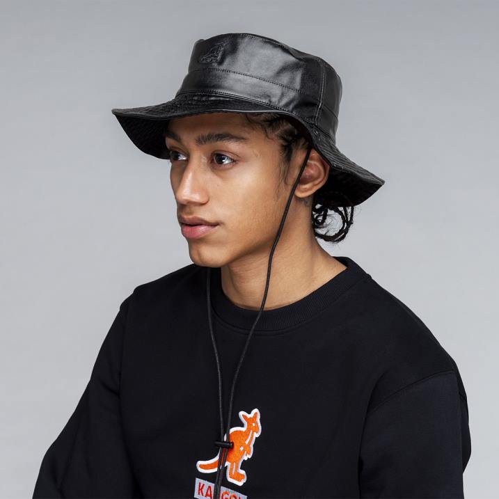 cubo reversible de piel sintética unisexo Kangol accesorios negro B4VR544