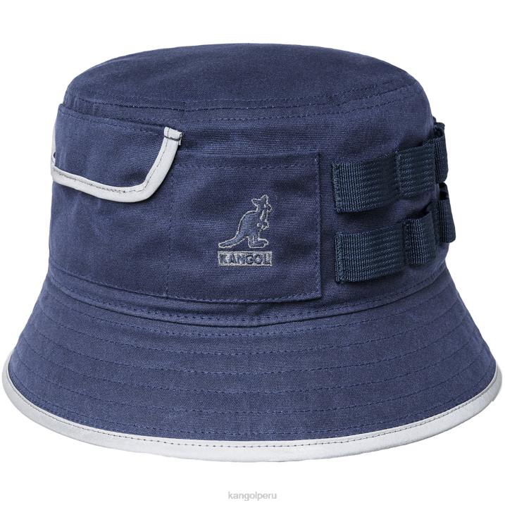 cubo utilitario encerado unisexo Kangol accesorios azul oscuro B4VR665