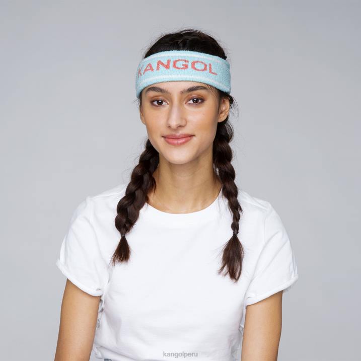 diadema con rayas bermuda unisexo Kangol accesorios tinte azul B4VR909