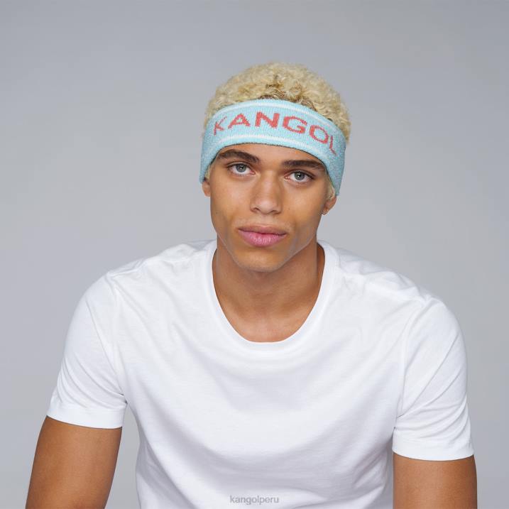 diadema con rayas bermuda unisexo Kangol accesorios tinte azul B4VR909