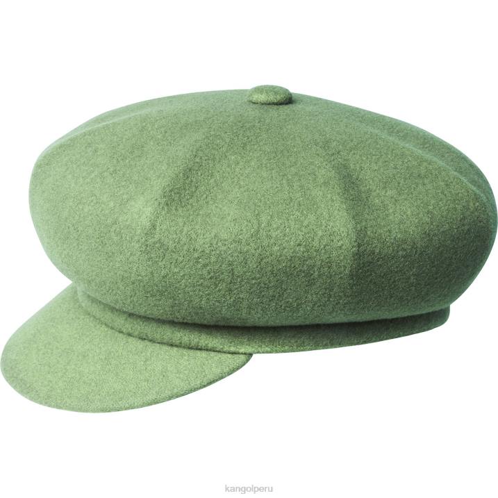 escupitajo de lana unisexo Kangol accesorios aceite verde B4VR897