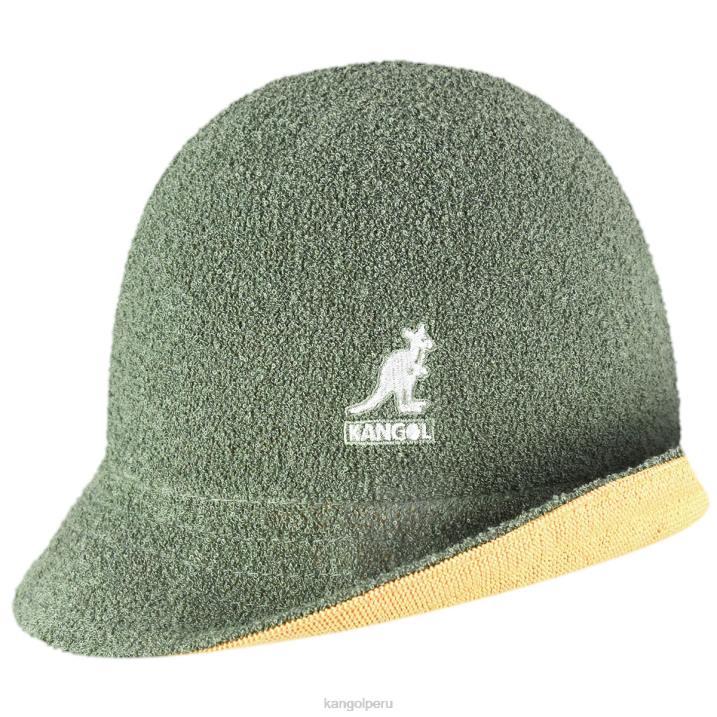 flip it reversible informal unisexo Kangol accesorios verde aceite/albaricoque tibio B4VR507