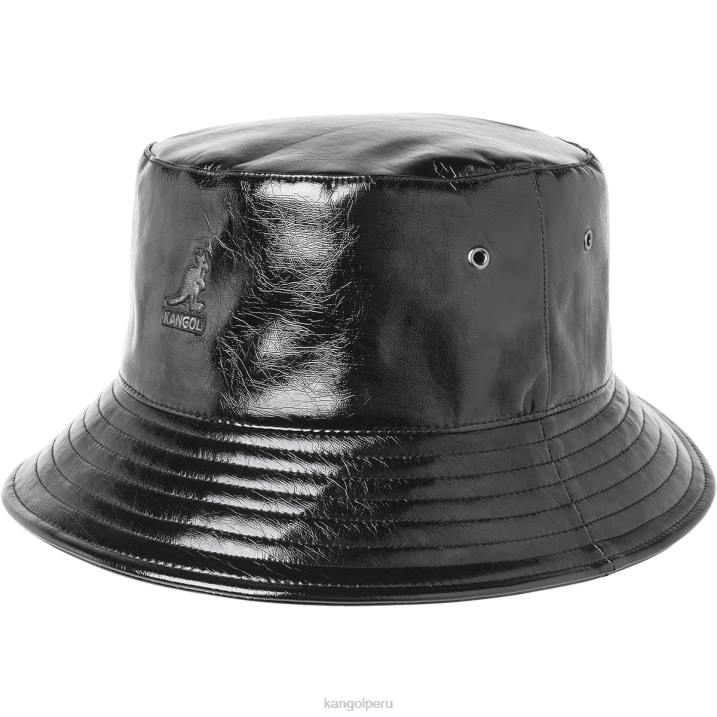futuro cubo con orejeras unisexo Kangol accesorios arruga negra B4VR689
