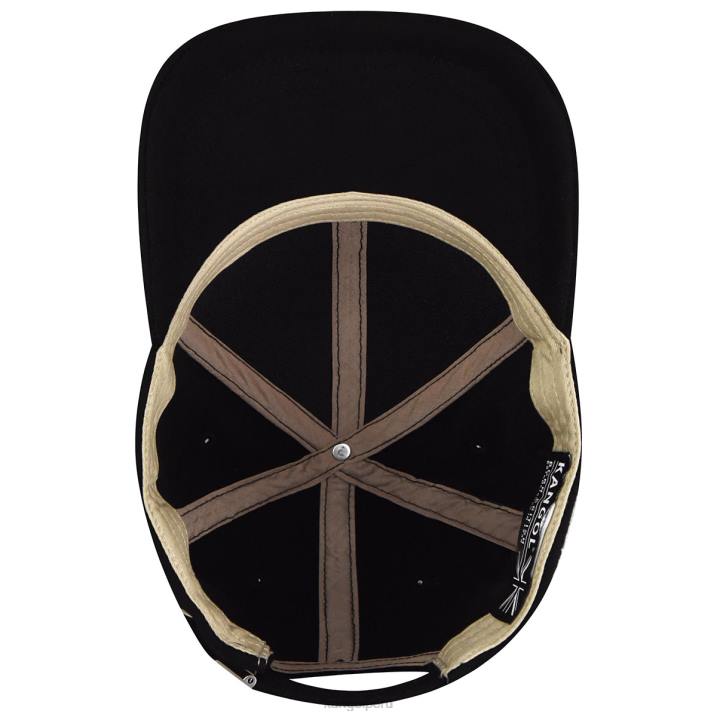 gorra de béisbol del club unisexo Kangol accesorios negro B4VR369