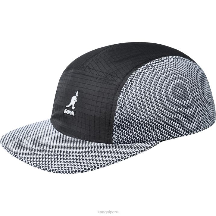 gorra deportiva de 5 paneles unisexo Kangol accesorios negro B4VR354