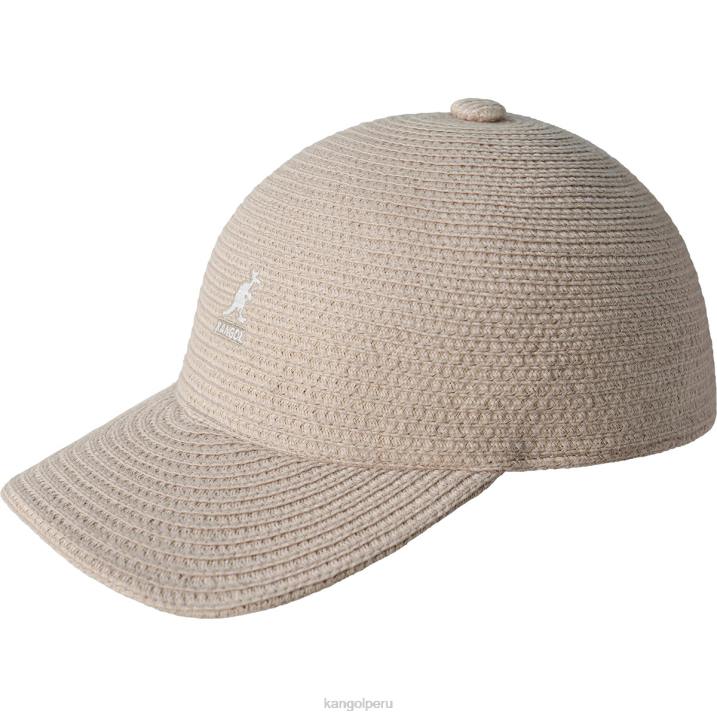 gorra espacial trenzada unisexo Kangol accesorios lino natural B4VR297