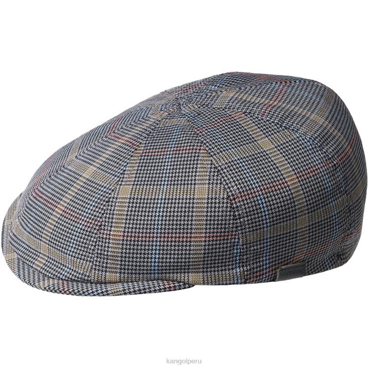 gorra flexfit con motivo unisexo Kangol accesorios cuadros grises B4VR774