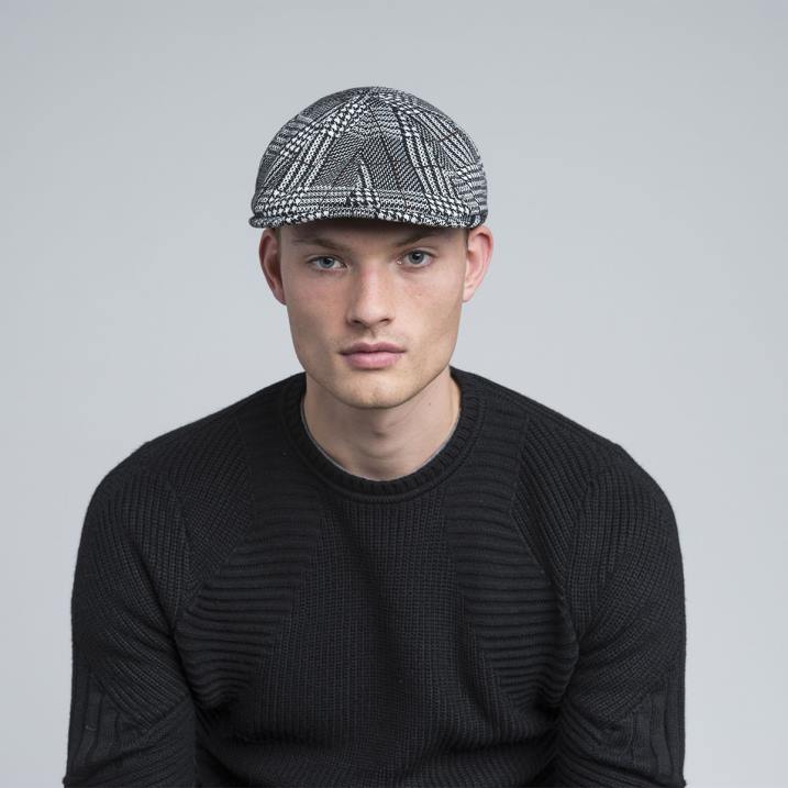 gorra flexfit con motivo unisexo Kangol accesorios cuadros negros B4VR773