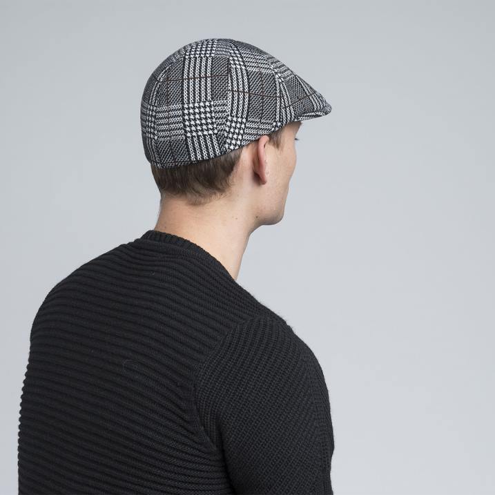 gorra flexfit con motivo unisexo Kangol accesorios cuadros negros B4VR773