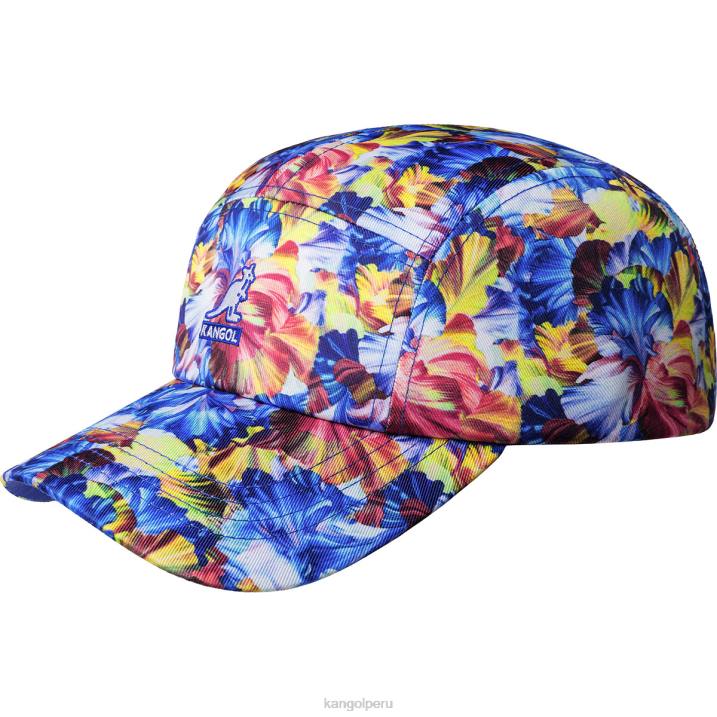 gorra floral de 5 paneles unisexo Kangol accesorios floral azul estrellado B4VR288