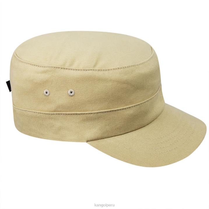 gorra militar de sarga de algodón unisexo Kangol accesorios beige B4VR258