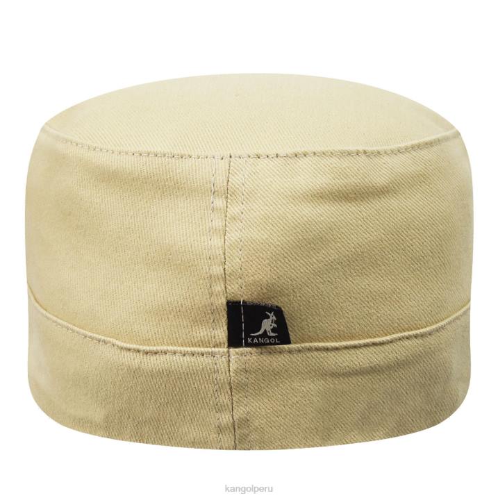 gorra militar de sarga de algodón unisexo Kangol accesorios beige B4VR258